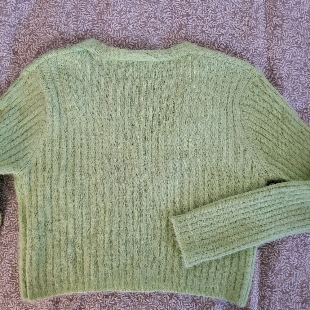 Nasty Gal Lime Green Sweater